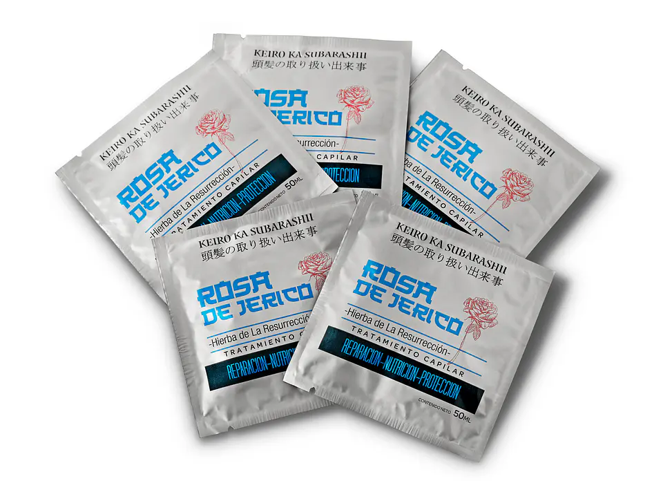 ROSA DE JERICO CAJA SACHETS MÁSCARA CAPILAR 50 ml X 24 SOBRES 2