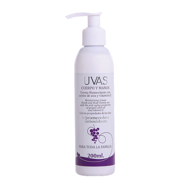 UVAS CREMA CUERPO Y MANOS 200 ML