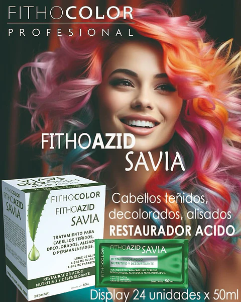 FITHOAZID SAVIA SACHET RESTAURADOR ÁCIDO (24 U)
