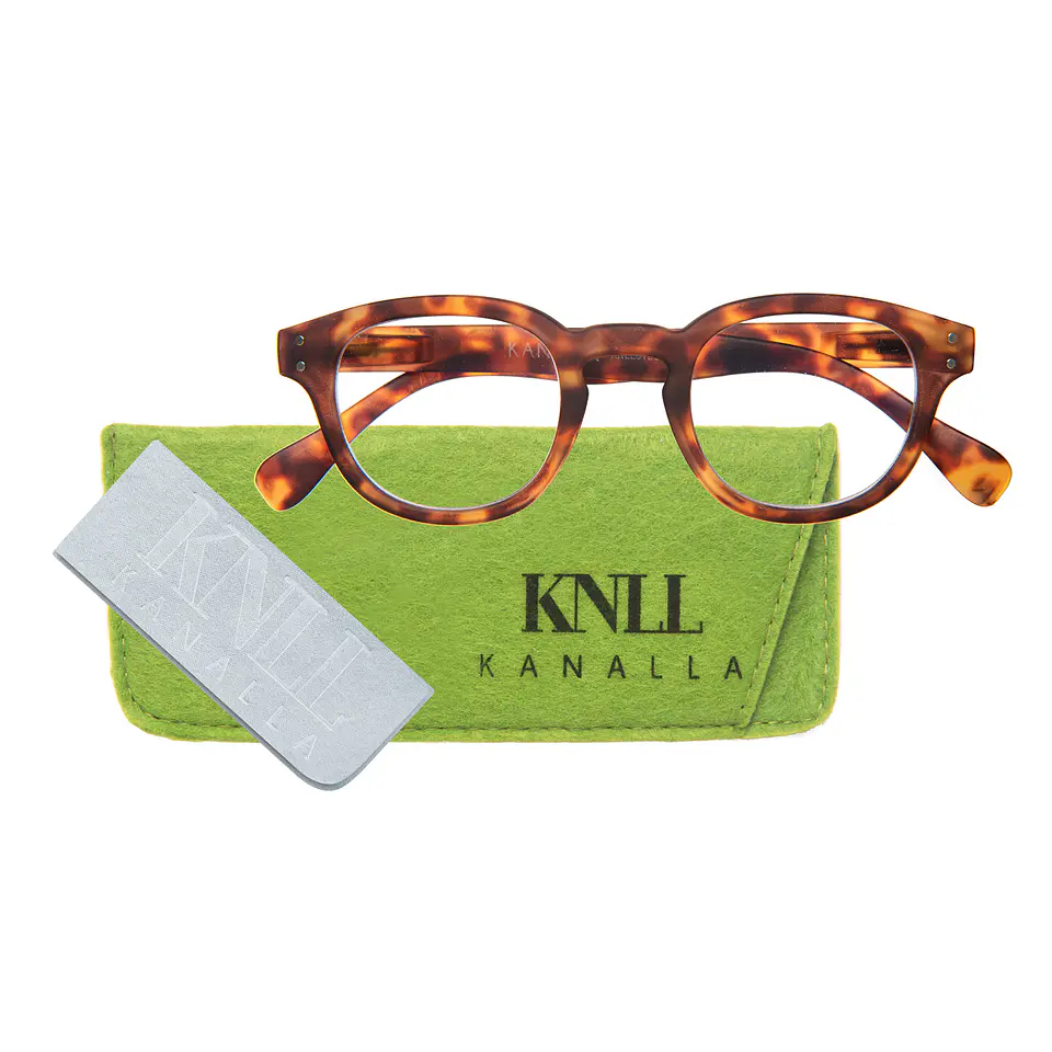 Pack 2 Lentes de Lectura con Filtro Luz Azul y UV400 KANALLA Folie Tortoise y Amarillo 3