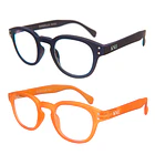 Pack 2 Lentes de Lectura Filtro Luz Azul y UV mod Folie Azul / Naranjo 1