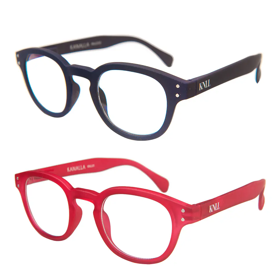 Pack 2 Lentes de Lectura Filtro Luz Azul y UV mod Folie Azul / Rojo 1