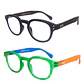 Pack 2 Lentes de Lectura Filtro Luz Azul y UV mod Folie Azul / Verde - Miniatura 1