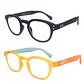 Pack 2 Lentes de Lectura Filtro Luz Azul y UV mod Folie Azul / Amarillo - Miniatura 1