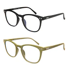 Pack 2 Lentes de Lectura Filtro Luz Azul y UV mod Avocat Negro / Oliva 1