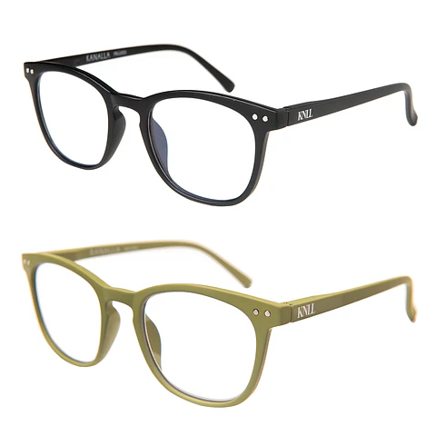 Pack 2 Lentes de Lectura Filtro Luz Azul y UV mod Avocat Negro / Oliva