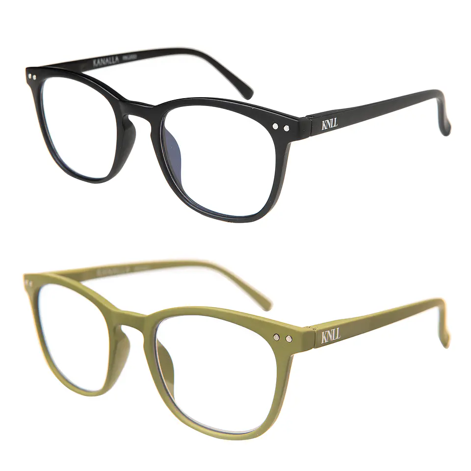 Pack 2 Lentes de Lectura Filtro Luz Azul y UV mod Avocat Negro / Oliva 1