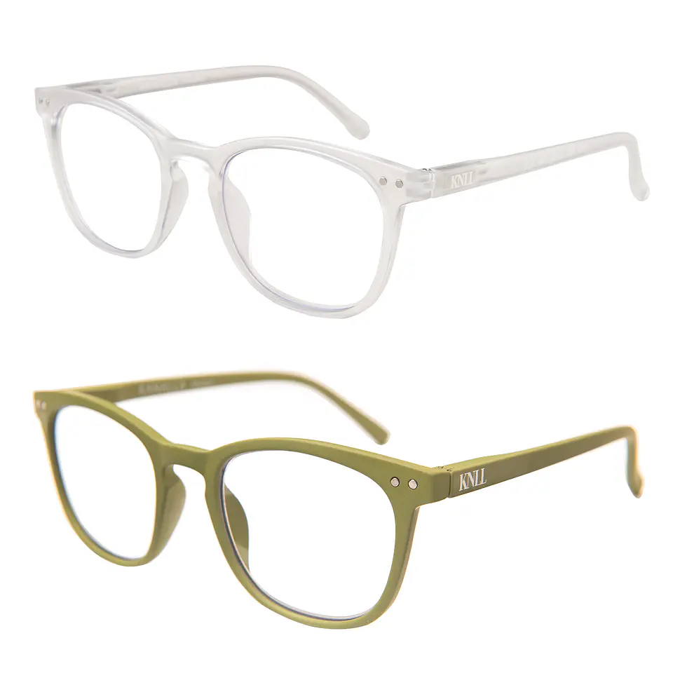 Pack 2 Lentes de Lectura Filtro Luz Azul y UV mod Avocat Transparente / Oliva 1