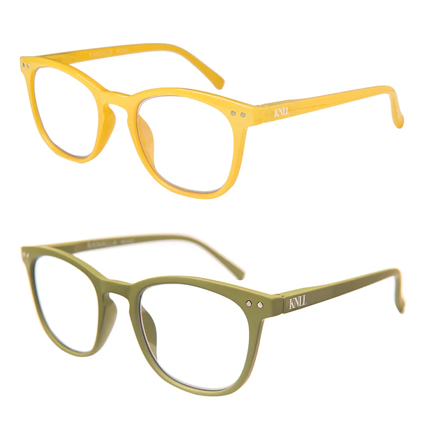 Pack 2 Lentes de Lectura Filtro Luz Azul y UV mod Avocat Amarillo / Oliva