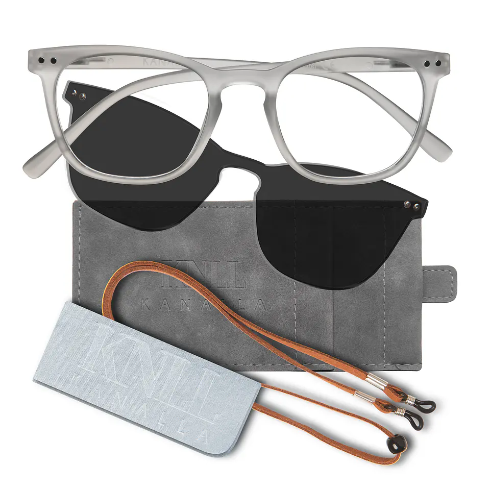 Lentes Opticos Lectura Presbicia Clip On Sol Avocat Transparente 1
