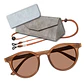 Lentes de Sol eTe Polarizados unisex Kanalla Beige - Miniatura 1