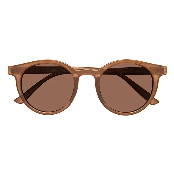 Lentes de Sol eTe Polarizados unisex Kanalla Beige 3