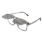 Marco optico + Clip On sol polarizado mod Precis Transparente 1