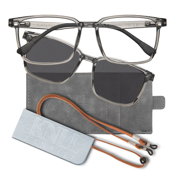 Marco optico + Clip On sol polarizado mod Precis Transparente 2