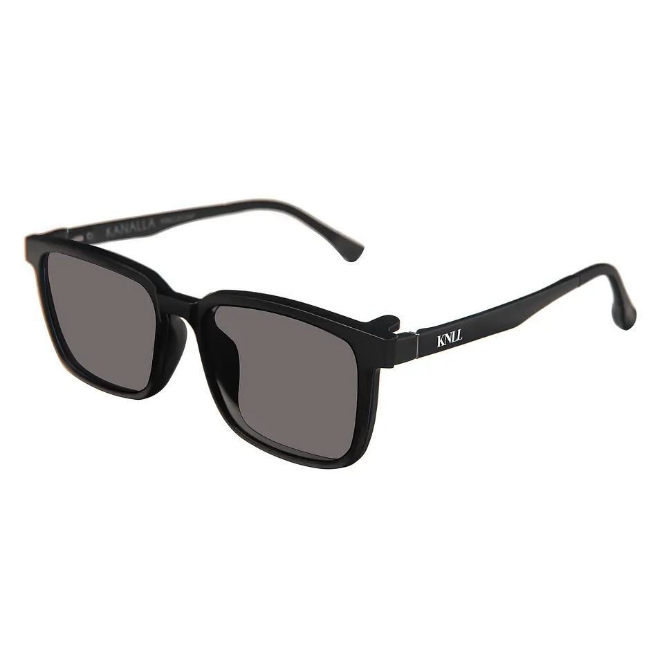 Marco optico + Clip On sol polarizado mod Precis Negro Mate 4