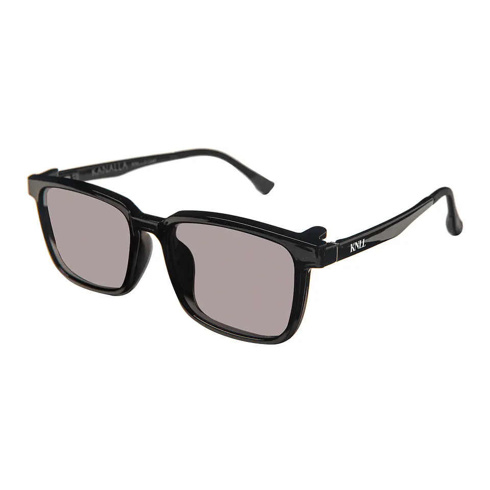 Marco optico + Clip On sol polarizado mod Precis Negro Brillante 4