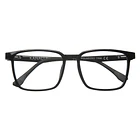 Marco optico + Clip On sol polarizado mod Precis Negro Brillante 5