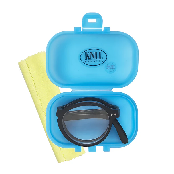 Pack 2 Lentes De Lectura Plegable Con Filtro Azul mod Negro/ Rojo 3