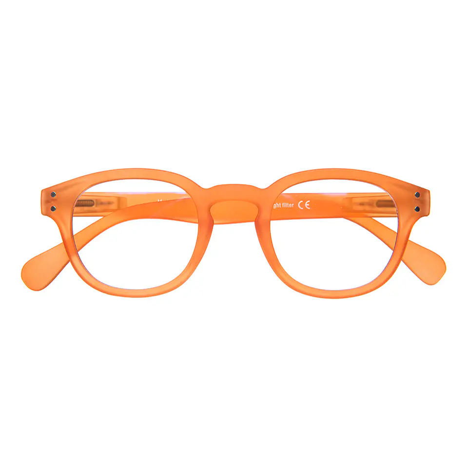 Lente Descanso Filtro Luz Azul y UV Modelo Folie Naranja 2