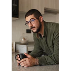 Lente Descanso Filtro Luz Azul y UV Modelo Papillon Azul 6