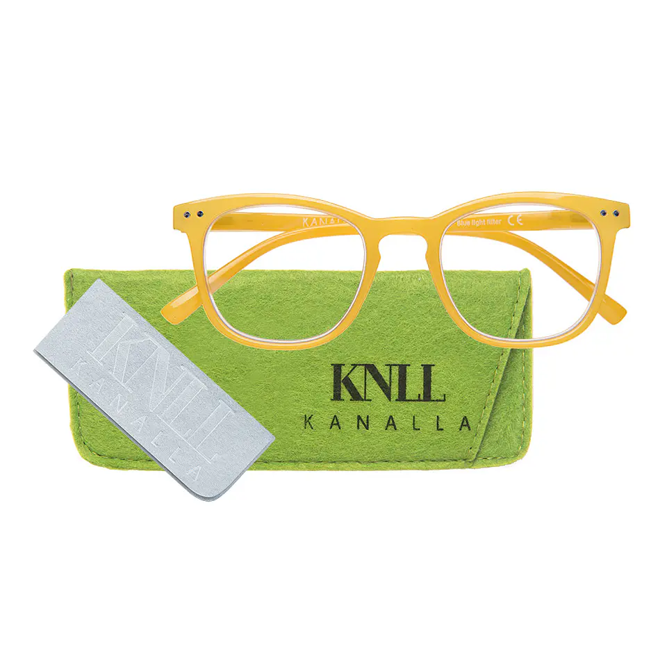 Lente Descanso Filtro Luz Azul y UV Modelo Avocat Amarillo 3
