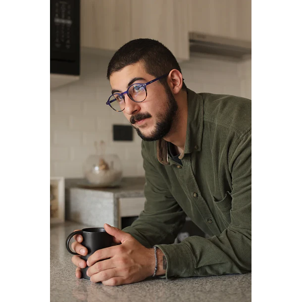 Lentes de Lectura Filtro Azul y UV mod Papillon Azul  6