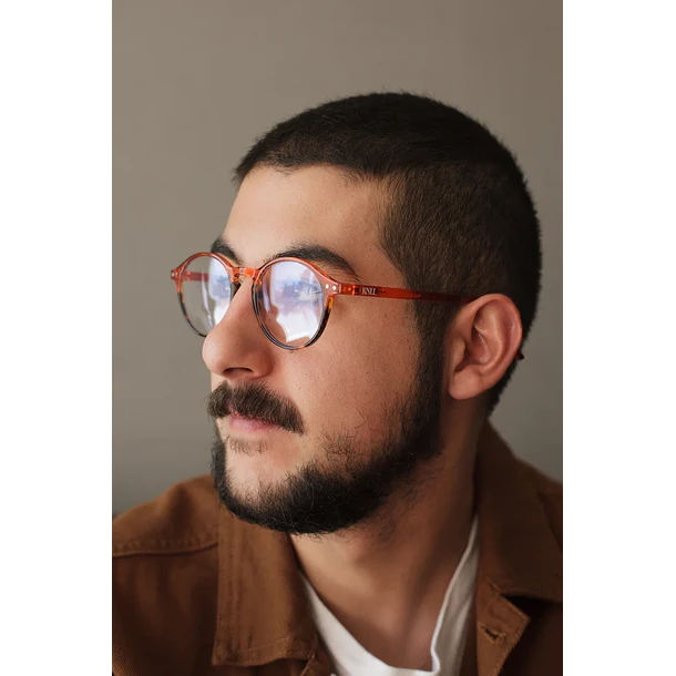 Lentes de Lectura Filtro Azul y UV mod Papillon Naranja 6