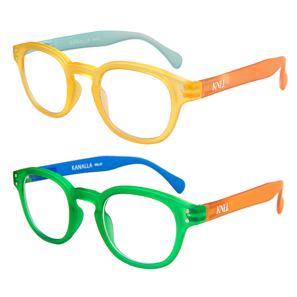 Pack 2 Lentes de Lectura Filtro Luz Azul y UV mod Folie Verde/ Amarillo
