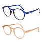 Pack 2 Lentes Descanso Filtro Luz Azul y UV mod Papillon Azul/ Beige - Miniatura 1