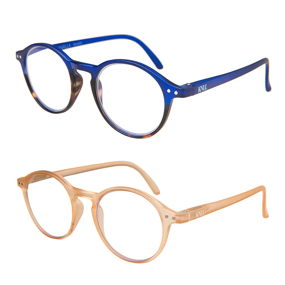 Pack 2 Lentes Descanso Filtro Luz Azul y UV mod Papillon Azul/ Beige 1