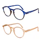 Pack 2 Lentes de Lectura Filtro Luz Azul y UV mod Papillon Azul/ Beige - Miniatura 1