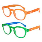 Pack 2 Lentes de Lectura Filtro Luz Azul y UV mod Folie Verde/ Naranjo 1