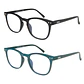 Pack 2 Lentes de Lectura Filtro Luz Azul y UV mod Avocat Negro/ Verde - Miniatura 1