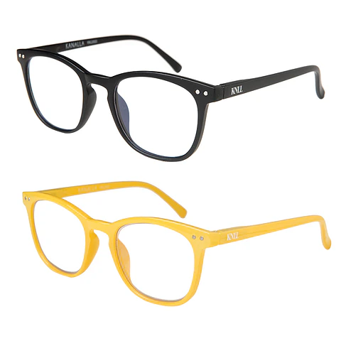 Pack 2 Lentes de Lectura Filtro Luz Azul y UV mod Avocat Negro/ Amarillo