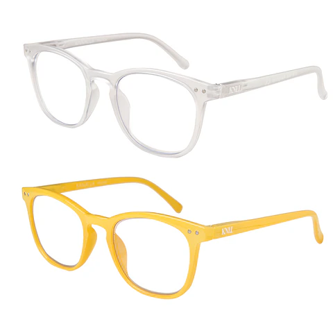 Pack 2 Lentes de Lectura Filtro Luz Azul y UV mod Avocat Transparente/ Amarillo