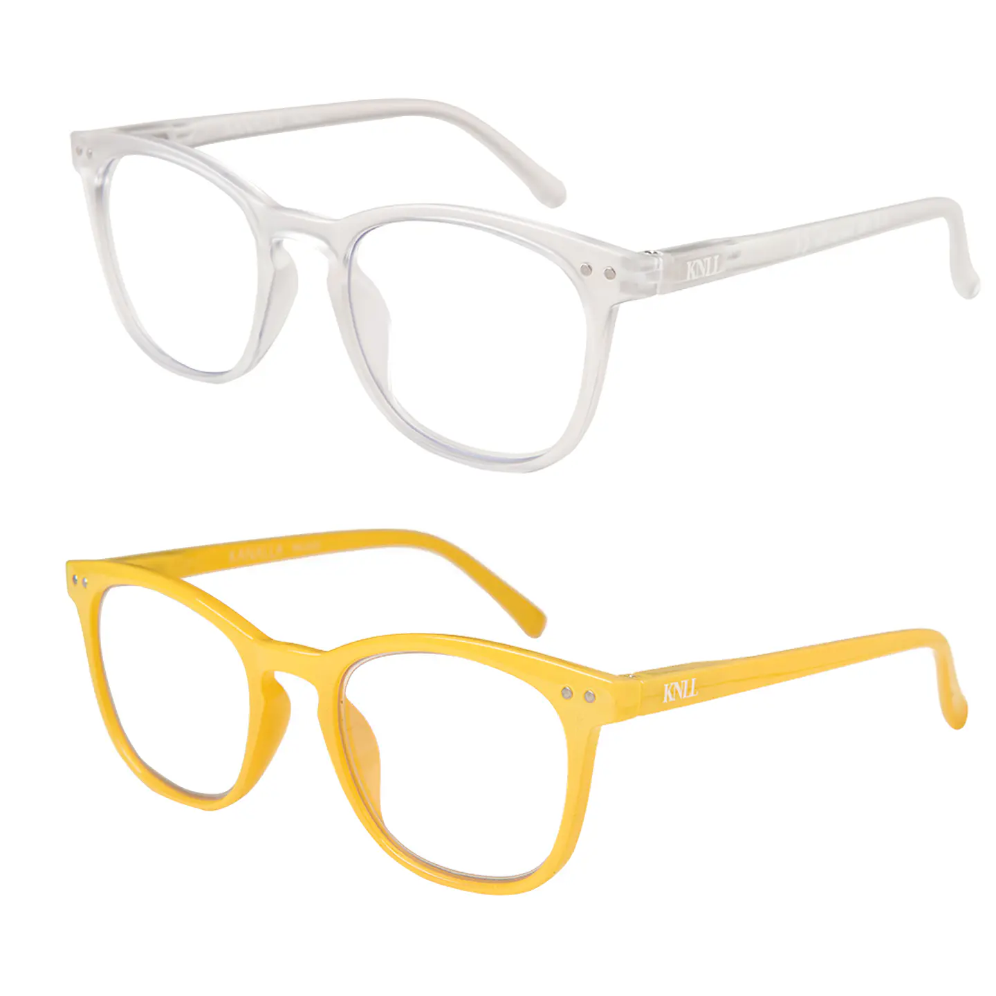 Pack 2 Lentes de Lectura Filtro Luz Azul y UV mod Avocat Transparente/ Amarillo 1