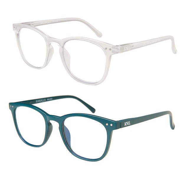 Pack 2 Lentes de Lectura Filtro Luz Azul y UV mod Avocat Verde/ Transparente