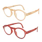 Pack 2 Lentes De Lectura Plegable Con Filtro Azul mod Naranjo/ Rojo - Miniatura 1