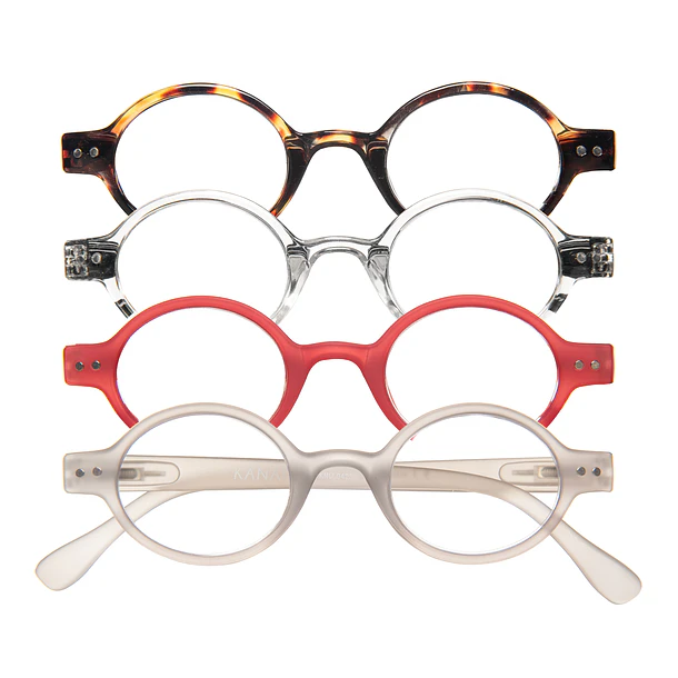 Lentes de Lectura Filtro Azul y UV mod Elegant Rojo 4