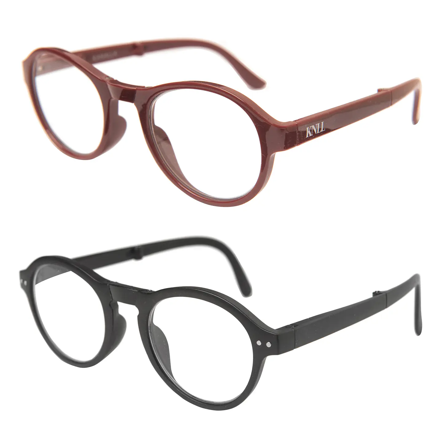 Pack 2 Lentes De Lectura Plegable Con Filtro Azul mod Café / Negro 1
