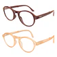 Pack 2 Lentes De Lectura Plegable Con Filtro Azul mod Café / Naranjo - Miniatura 1