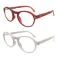 Pack 2 Lentes De Lectura Plegable Con Filtro Azul mod Gris / Rojo Oscuro - Miniatura 1