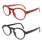 Pack 2 Lentes De Lectura Plegable Con Filtro Azul mod Negro / Rojo Oscuro 1