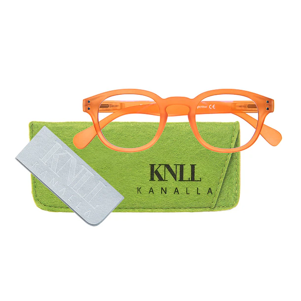 Pack 2 Lentes de Lectura Filtro Luz Azul y UV mod Folie Negro / Naranjo 2
