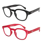 Pack 2 Lentes de Lectura Filtro Luz Azul y UV mod Folie Negro / Rojo 1