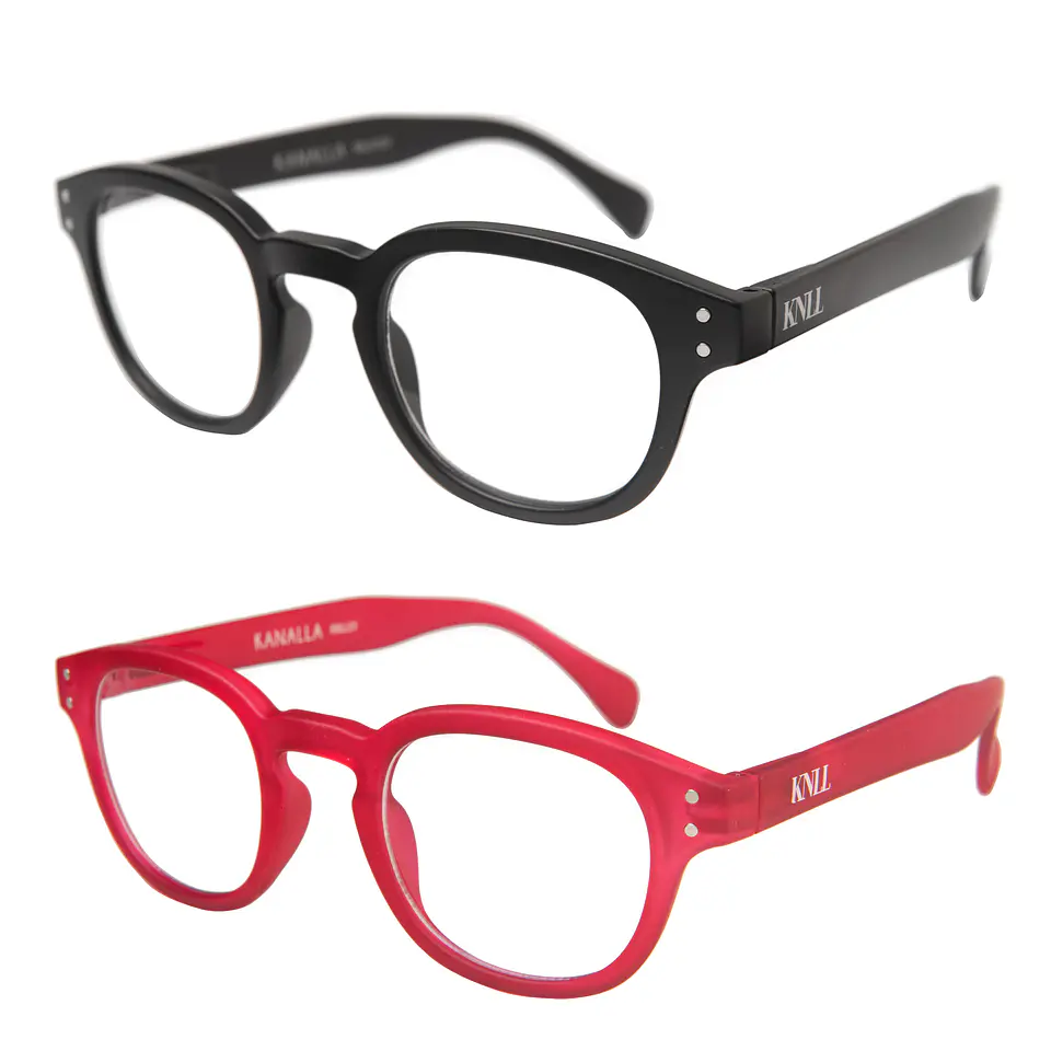 Pack 2 Lentes de Lectura Filtro Luz Azul y UV mod Folie Negro / Rojo 1