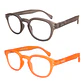 Pack 2 Lentes de Lectura Filtro Luz Azul y UV mod Folie Gris / Naranjo - Miniatura 1