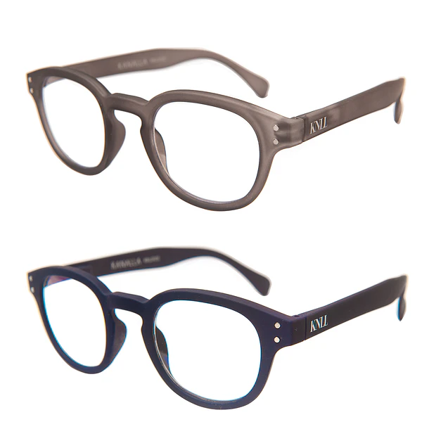 Pack 2 Lentes de Lectura Filtro Luz Azul y UV mod Folie Gris / Azul