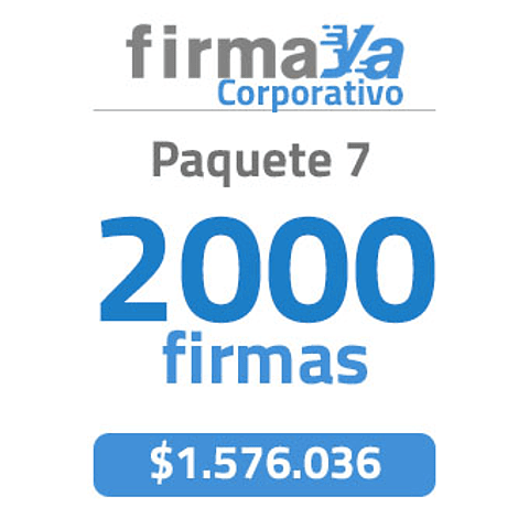 Paquete de Firma Electronica Avanzada (FirmaYa Corp)