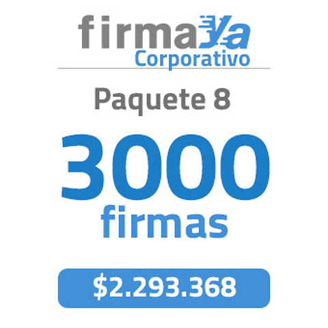 Paquete de Firma Electronica Avanzada (FirmaYa Corp)